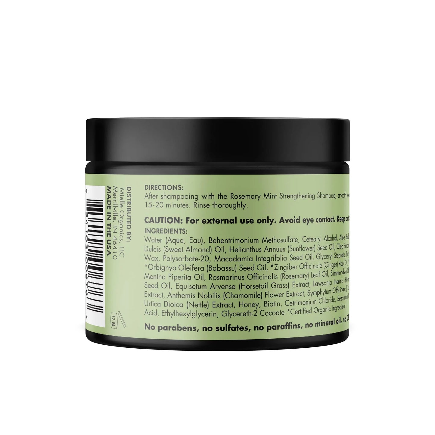 Rosemary Mint Strengthening Hair Masque | Mielle