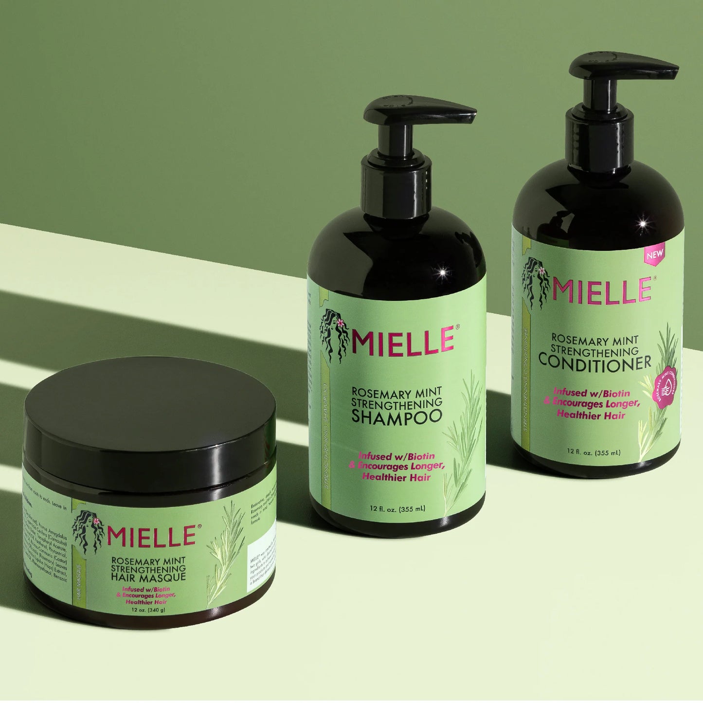 Rosemary Mint Strengthening Hair Masque | Mielle
