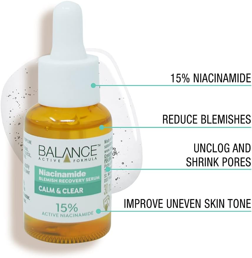 15% Niacinamide Blemish Recovery Serum (30ml) | Balance Active