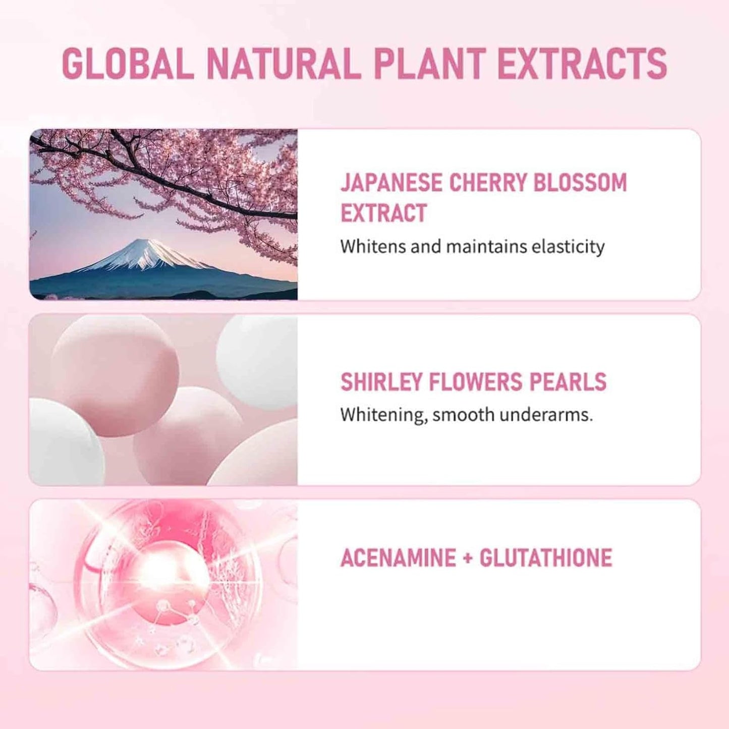 Sakura Gluta Underarm Whitening Cream,Intimate Area Skin Lightening Cream