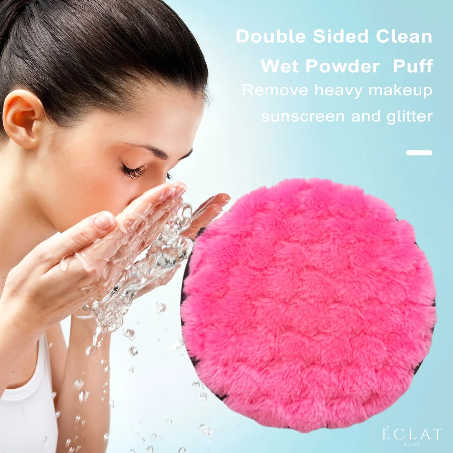 Eclat Makeup Eraser | Deep Cleansing Makeup Remover Puff