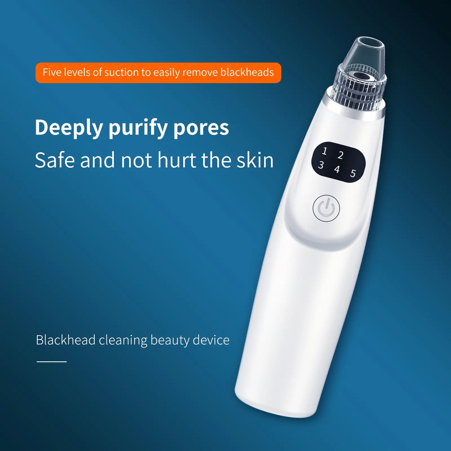 Pore Cleaner Black Head Acne Treatment Suction Extractor Facial and Whitehead Head Electronic Blackhead Remover Vacuum