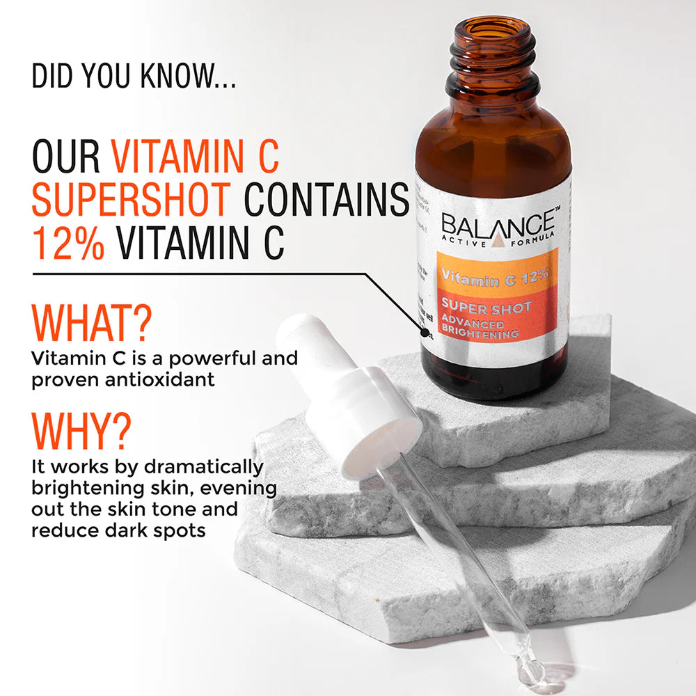 12% Vitamin C Supershot 30ml | Balance Active