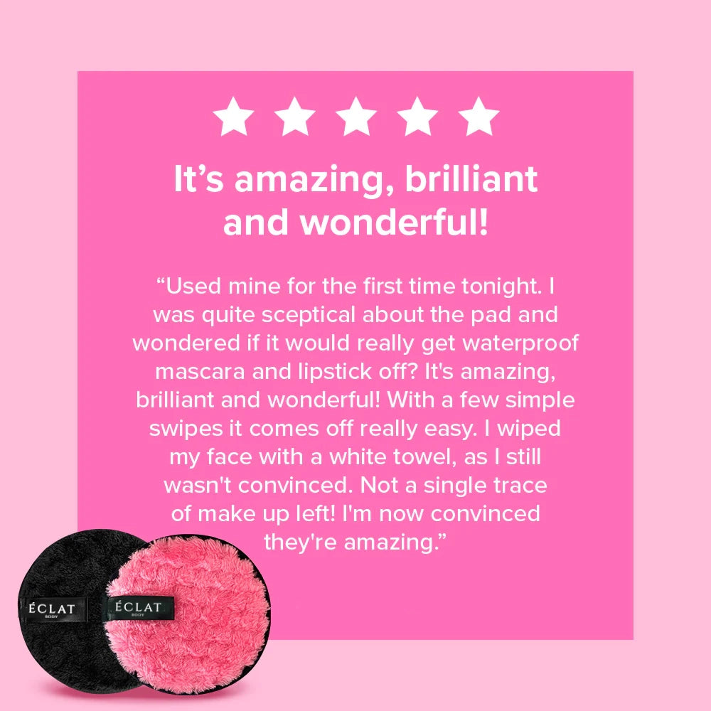 Eclat Makeup Eraser | Deep Cleansing Makeup Remover Puff
