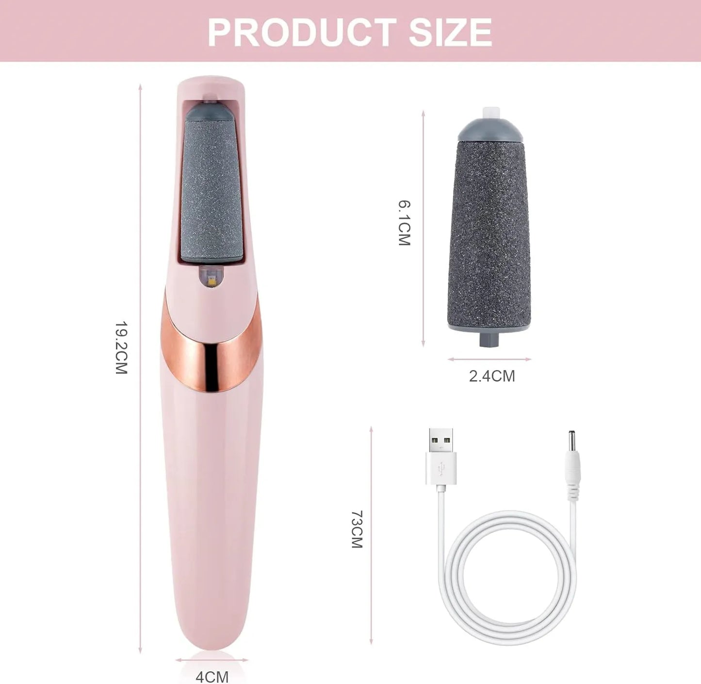 Electric Foot Callus Remover Foot File Electric Callus Remover for Feet Callous Remover Tool Kit for Feet