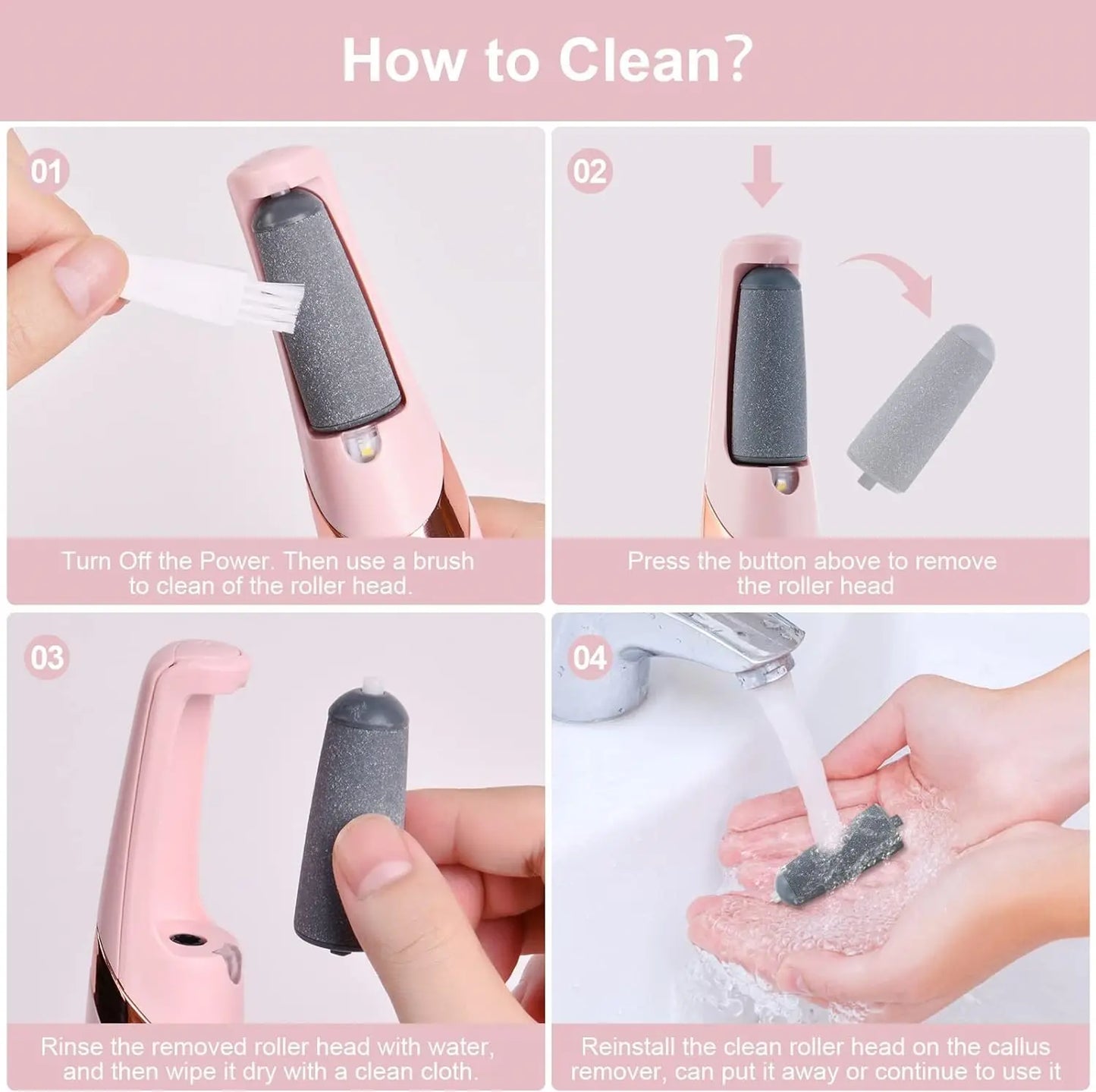 Electric Foot Callus Remover Foot File Electric Callus Remover for Feet Callous Remover Tool Kit for Feet