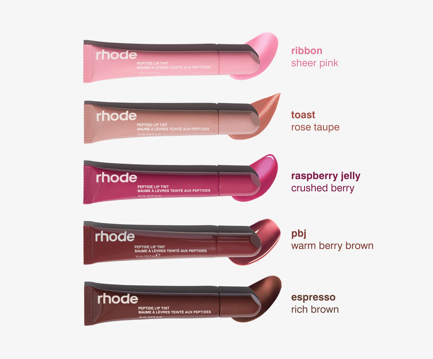 the peptide lip tints