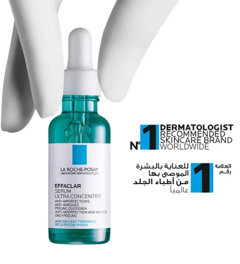LA ROCHE-POSAY Effaclar Acne Serum With Salicylic Acid And Niacinamide For Oily And Acne Prone Skin 30ml