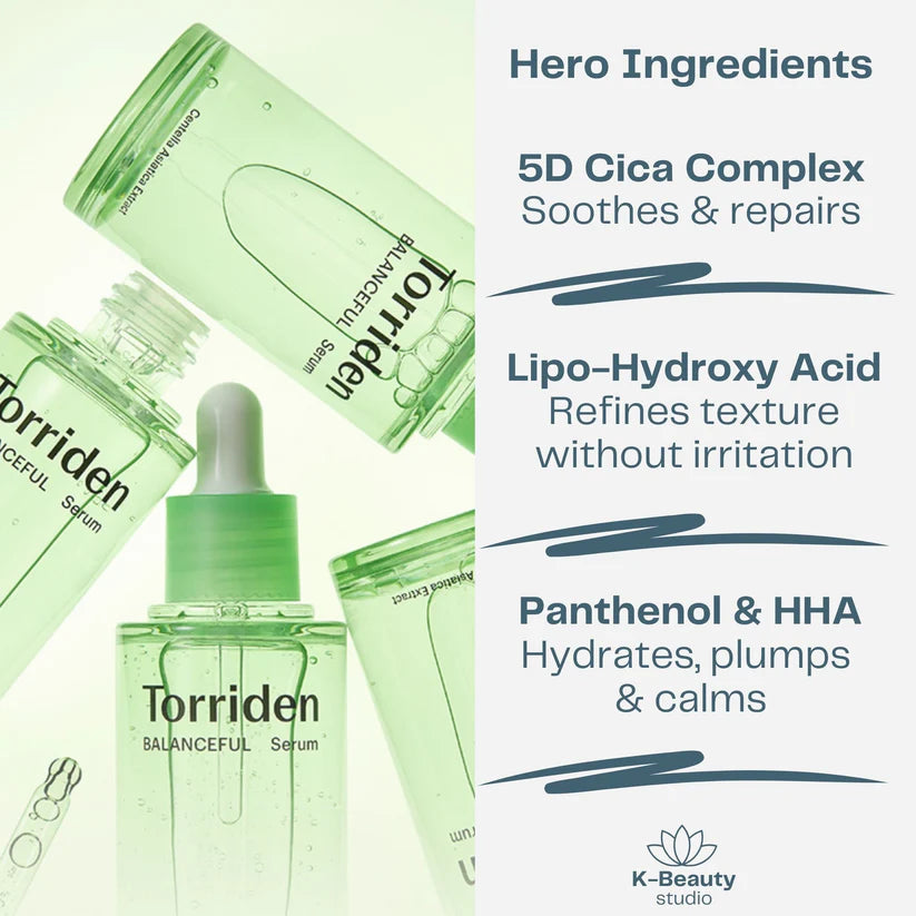 Torriden Balanceful Cica Calming Serum 50ml