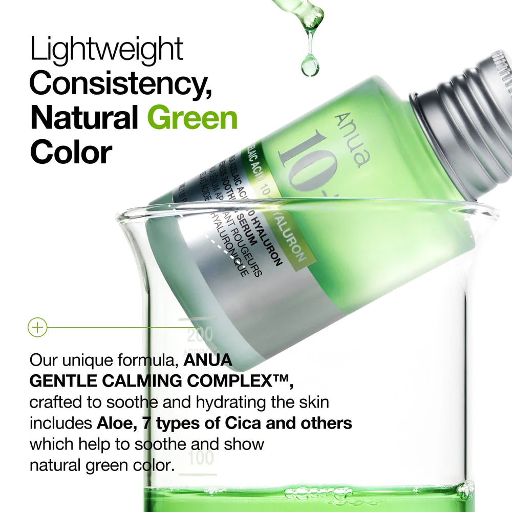 Azelaic Acid 10 Hyaluron Redness Soothing Serum ANUA