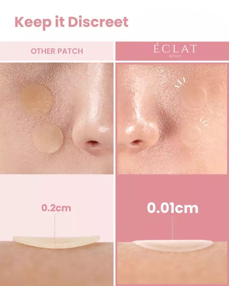 Acne Patch by Eclat body lab for acne removing including salicylic acid and tea tree oil invisible patch