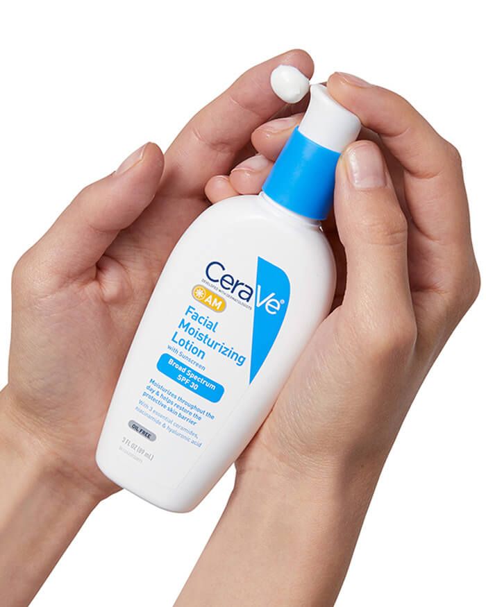 CeraVe Daily Facial Moisturizing Lotion with SPF 30, Hyaluronic Acid, and Niacinamide | Face Moisturizer for Normal to Oily Skin, 89 mL-Health & Beauty-Eclatbody-CeraVe-