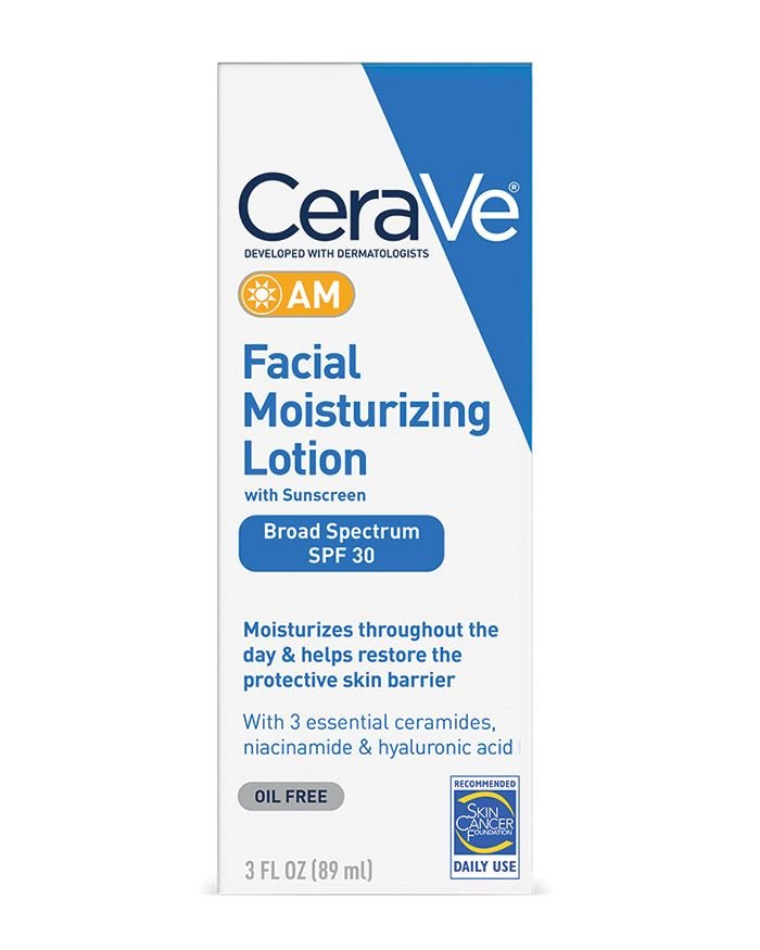 CeraVe Daily Facial Moisturizing Lotion with SPF 30, Hyaluronic Acid, and Niacinamide | Face Moisturizer for Normal to Oily Skin, 89 mL-Health & Beauty-Eclatbody-CeraVe-