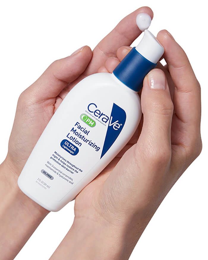 CeraVe PM Facial Moisturizing Lotion | Night Cream with Hyaluronic Acid and Niacinamide | Ultra-Lightweight , 89 mL-Health & Beauty-Eclatbody-CeraVe-
