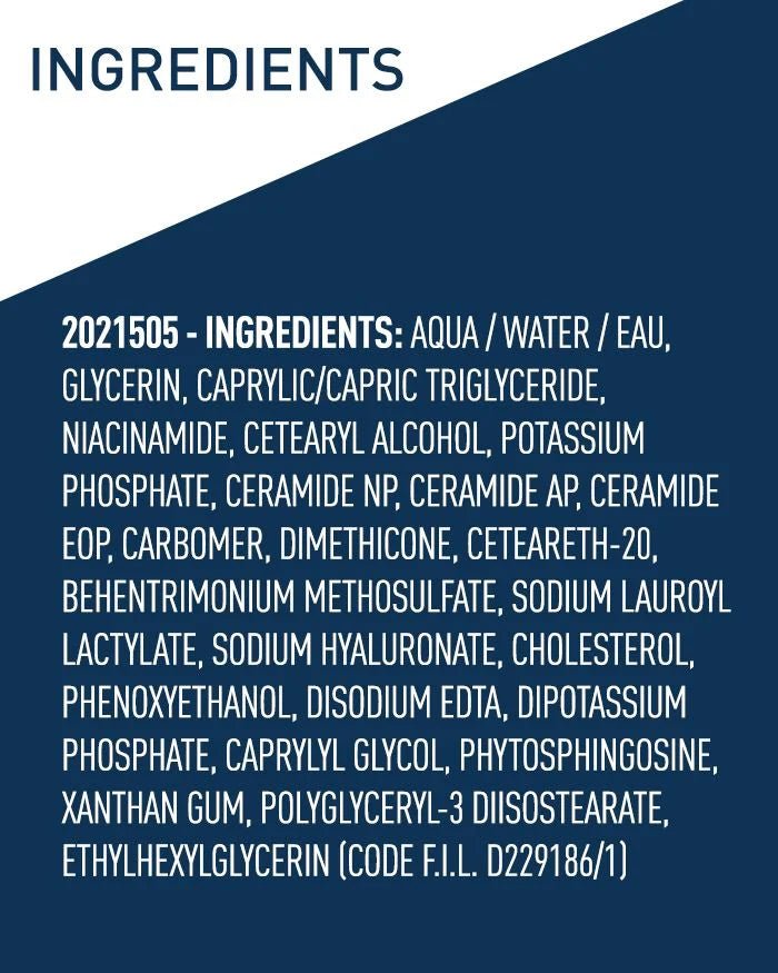 CeraVe PM Facial Moisturizing Lotion | Night Cream with Hyaluronic Acid and Niacinamide | Ultra-Lightweight , 89 mL-Health & Beauty-Eclatbody-CeraVe-