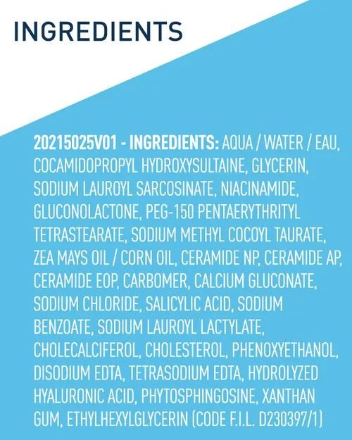 Cerave Renewing SA Cleanser | for Normal Skin | USA Made 355ml-Health & Beauty-Eclatbody-CeraVe-