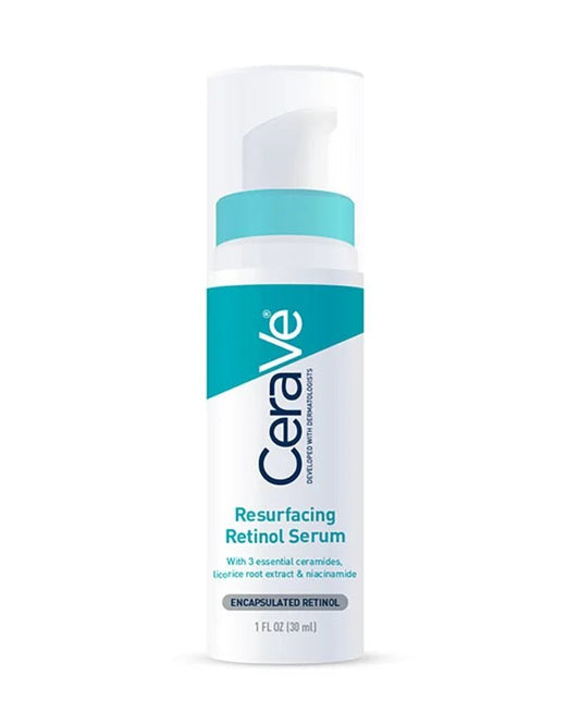 CeraVe Retinol Serum for Post-Acne Marks and Skin Texture | Pore Refining, Resurfacing, Brightening Facial Serum with Retinol and Niacinamide-Health & Beauty-Eclatbody-CeraVe-