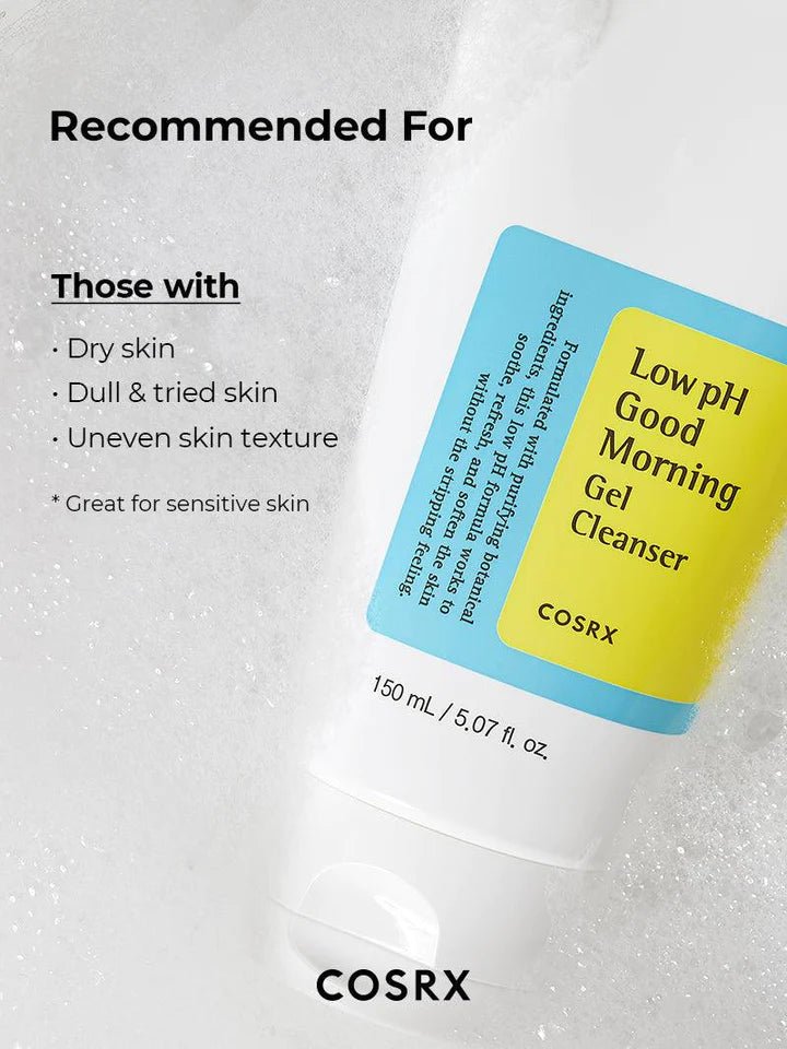 COSRX Low pH Good Morning Gel Cleanser-skin care-Eclatbody-COSRX-