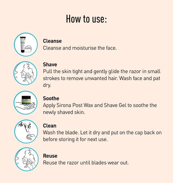 Eclat Derma blades Razor Women | Facial & Upper Lips Hair Removal, Eyebrow Shaper & Dermaplaning Tool - 3 Razors-Health & Beauty-Eclatbody-Eclat-