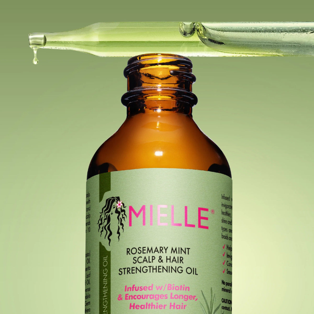MIELLE Rosemary Mint Scalp & Hair Strengthening Oil-Health & Beauty-Eclatbody-mielle-