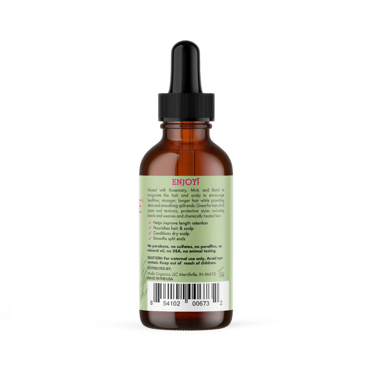 MIELLE Rosemary Mint Scalp & Hair Strengthening Oil-Health & Beauty-Eclatbody-mielle-