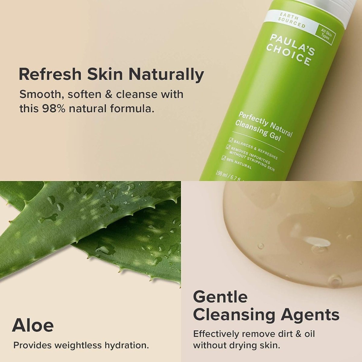Perfectly Natural Cleansing Gel | Paula's Choice-skin care-Eclatbody-paula's Choice-