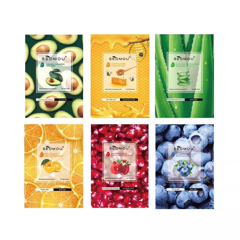 SEOMOU Aloe Vera Nicotinamide Moisturizing Korean Mask-Health & Beauty-Eclatbody-seomou-