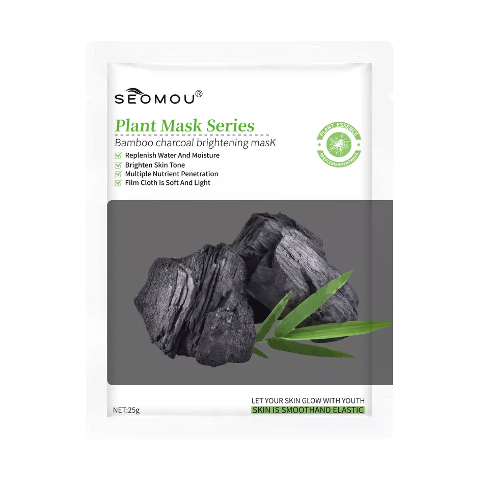 SEOMOU Bamboo Charcoal Brightening Korean Mask-Health & Beauty-Eclatbody-seomou-