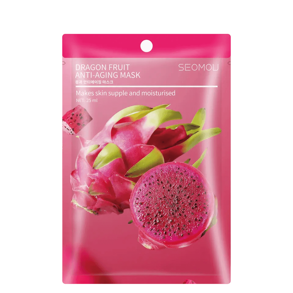 SEOMOU Dragon Fruit Anti-Aging Korean Mask-Health & Beauty-Eclatbody-seomou-