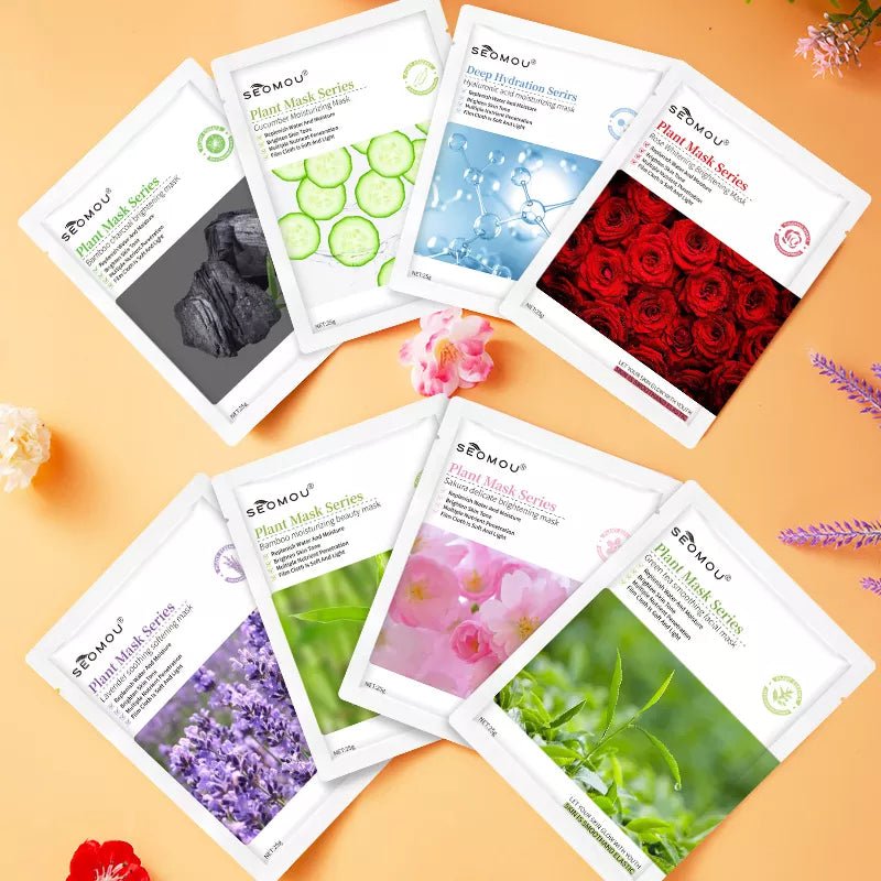 SEOMOU Hyaluronic Acid Moisturizing Korean Mask-Health & Beauty-Eclatbody-seomou-