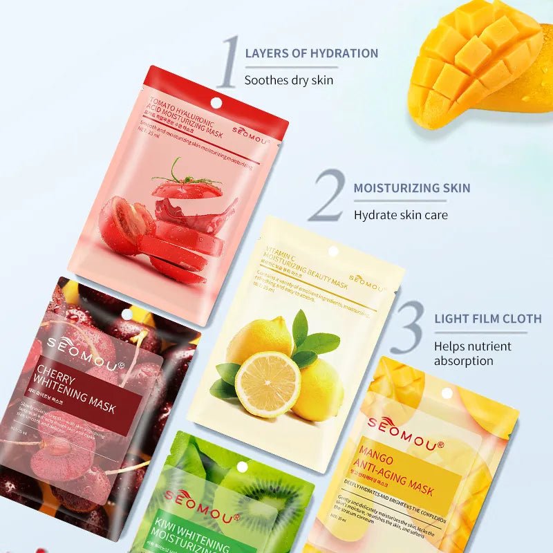 SEOMOU Mango Anti-Aging Korean Mask-Health & Beauty-Eclatbody-seomou-