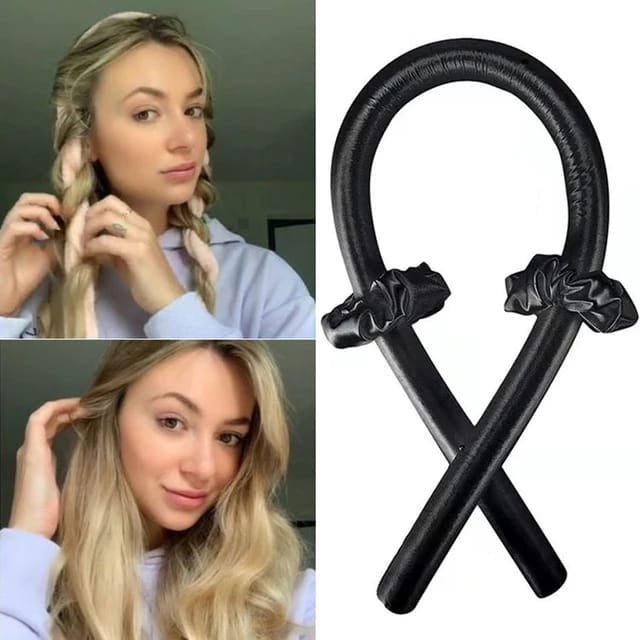 Silk Heatless Hair Curler set