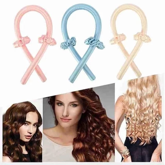 Silk Heatless Hair Curler set