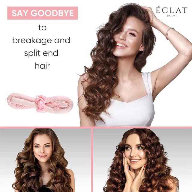 Silk Heatless Hair Curler set