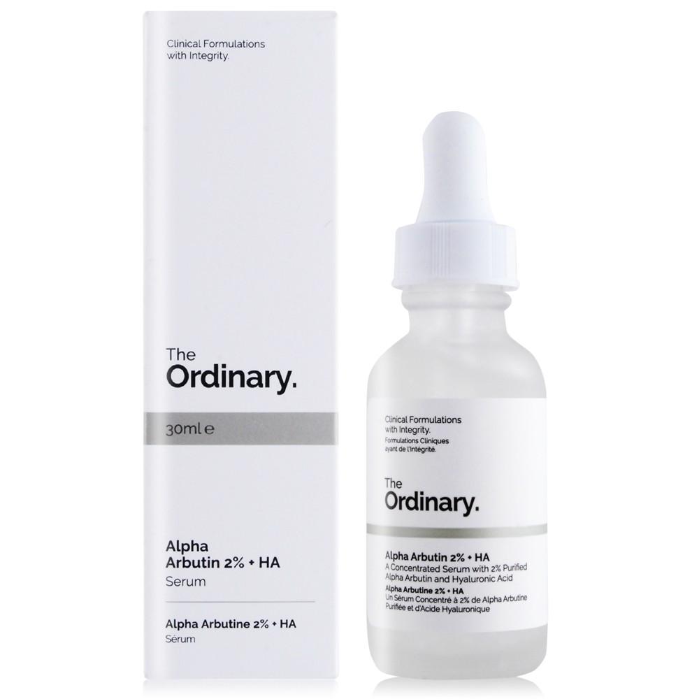 the ordinary Alpha Arbutin 2% + HA serum by eclat body lab