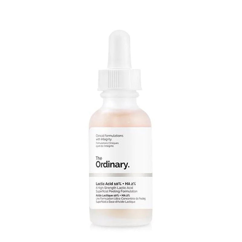 the ordinary Lactic Acid 10% + HA face serum by eclat body lab