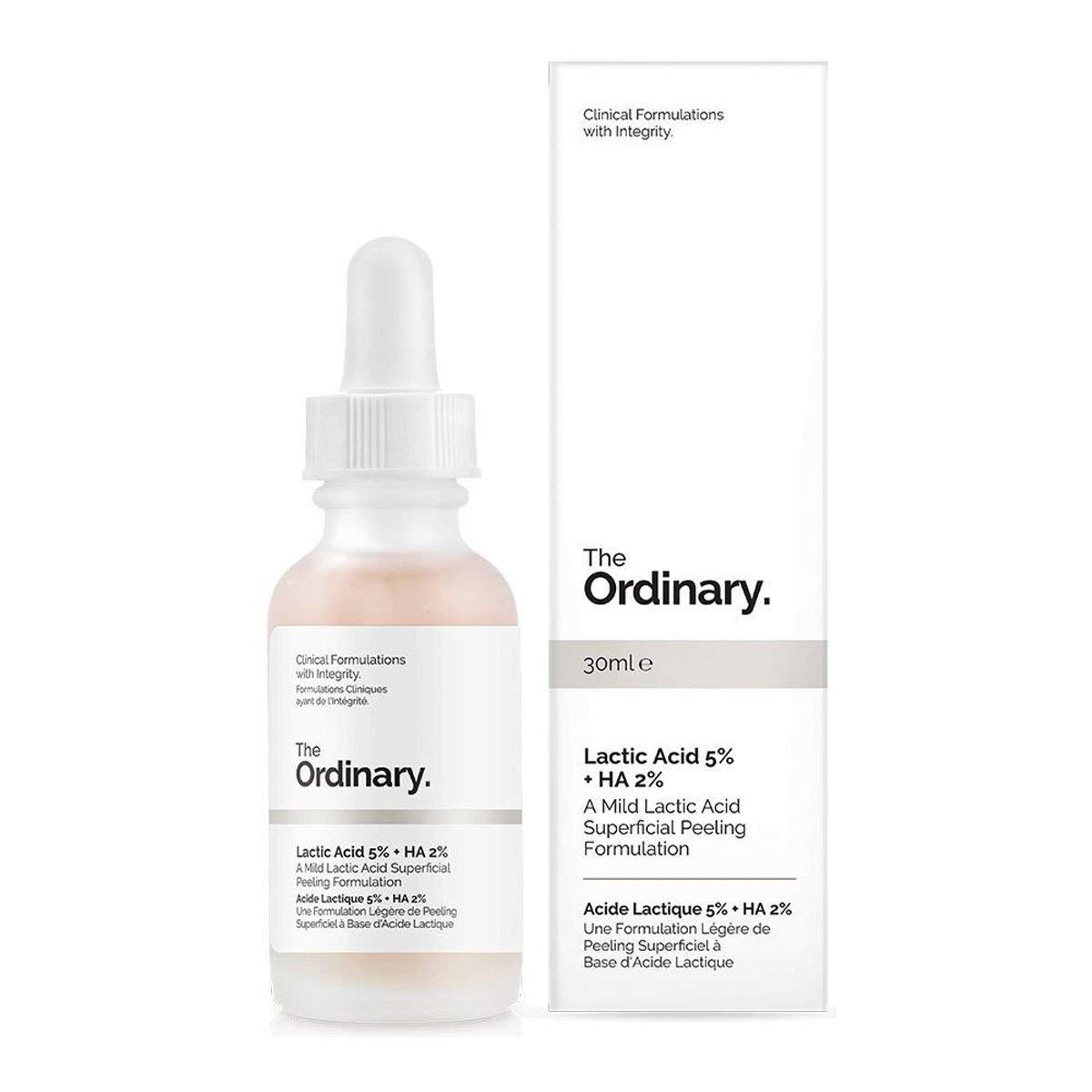 the ordinary Lactic Acid 5% + HA face serum by eclat body lab shop in lebanon