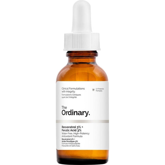 the ordinary Resveratrol 3% + Ferulic Acid 3% serum by eclat body lab lebanon