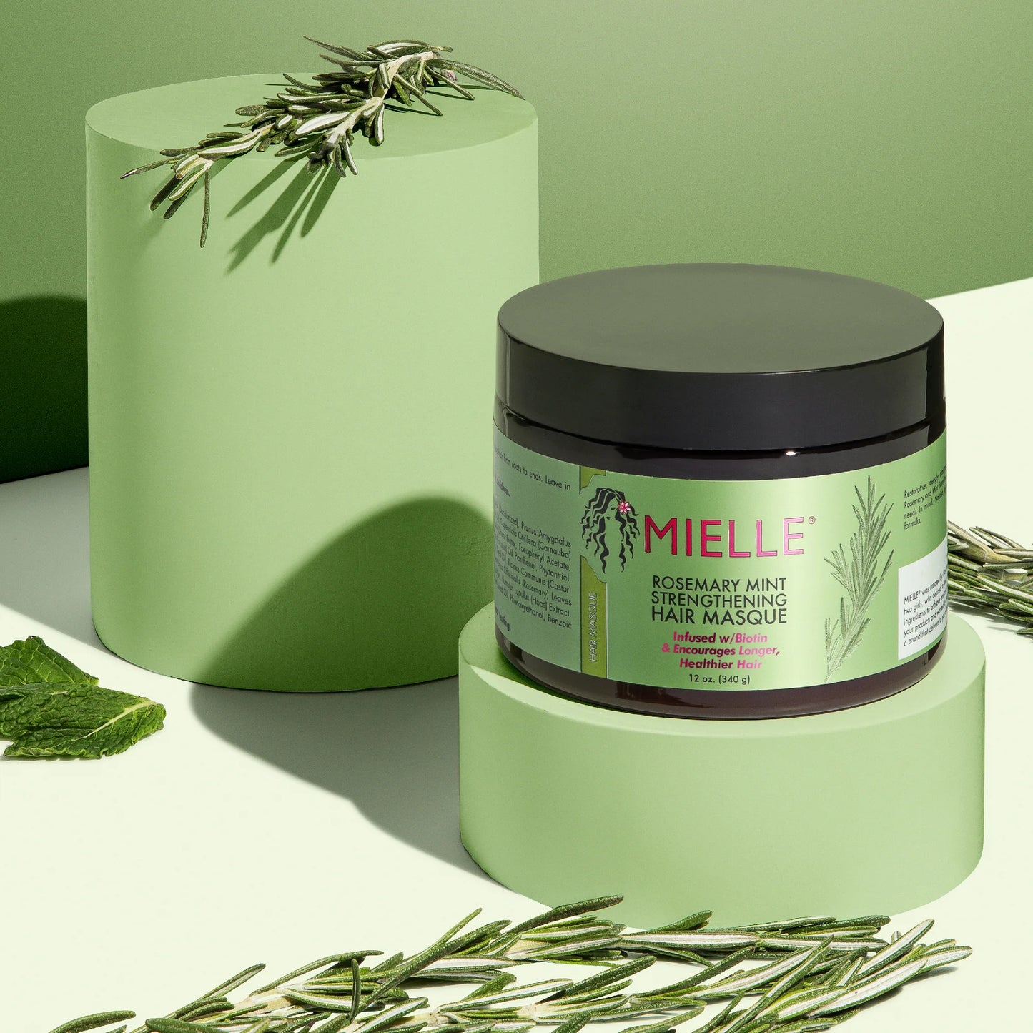 Rosemary Mint Strengthening Hair Masque | Mielle