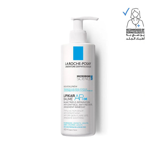 La Roche-Posay Lipikar Baume AP+M Face & Body Moisturizer For Dry to Eczema-Prone Skin 400ml