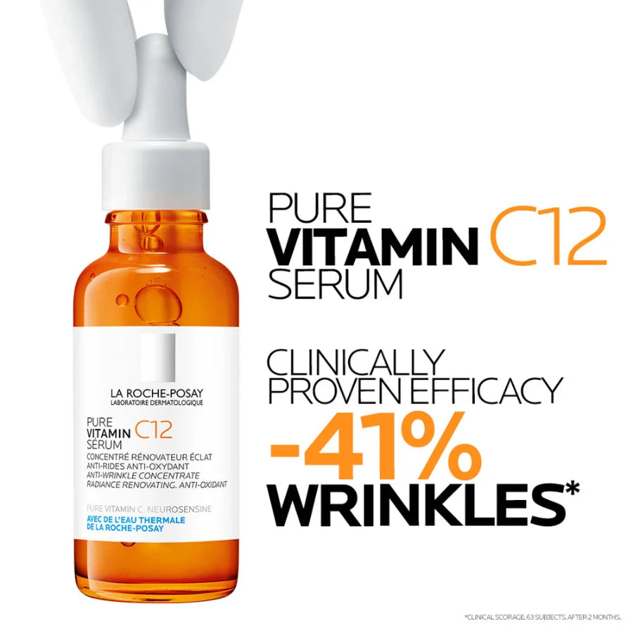 La Roche Posay 12% Pure Vitamin C Anti-Aging Face Serum For All Skin Types