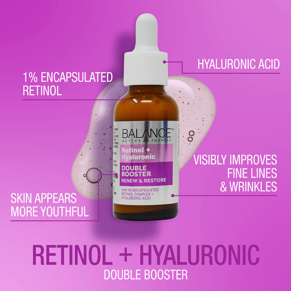 Retinol + Hyaluronic Booster 30ml | Balance Active