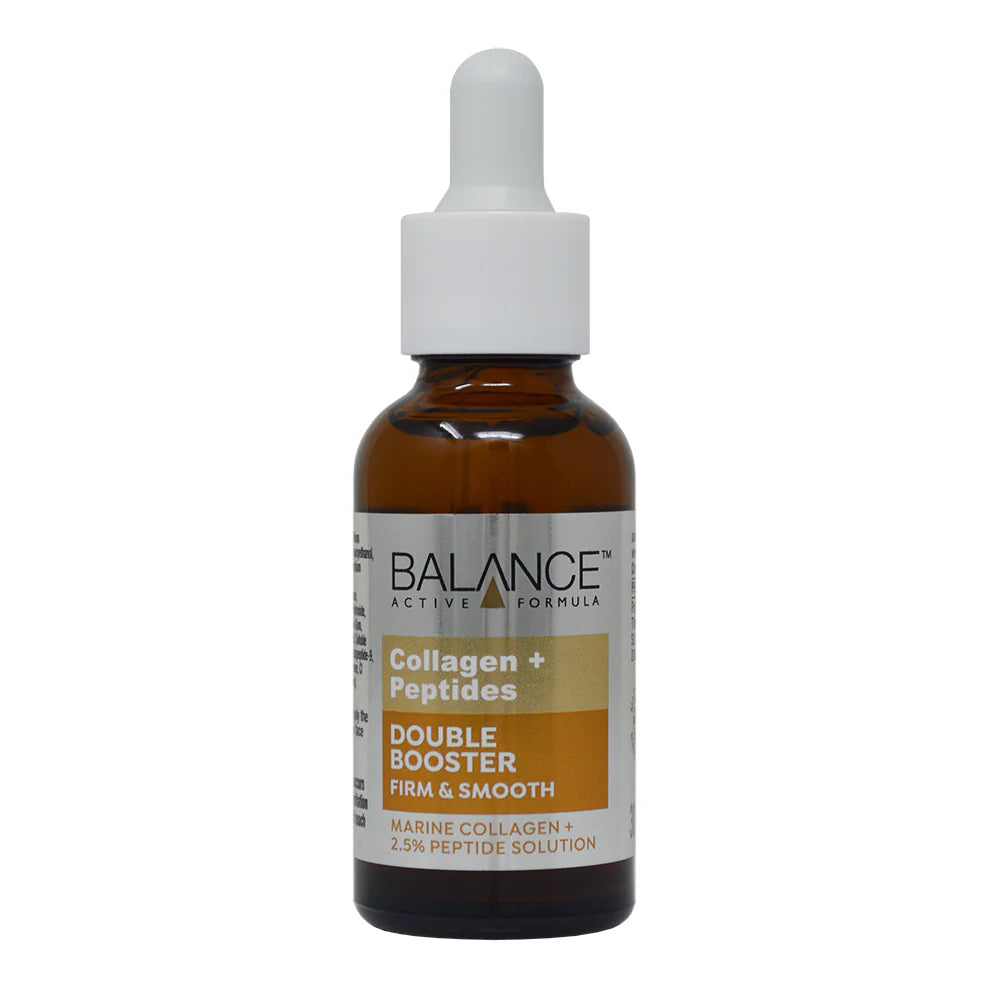 Collagen + Peptides Double Booster Serum 30ml | Balance Active