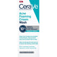 Acne Foaming Cream Wash | Acne Treatment Face Wash with 10% Benzoyl Peroxide, Hyaluronic Acid, and Niacinamide