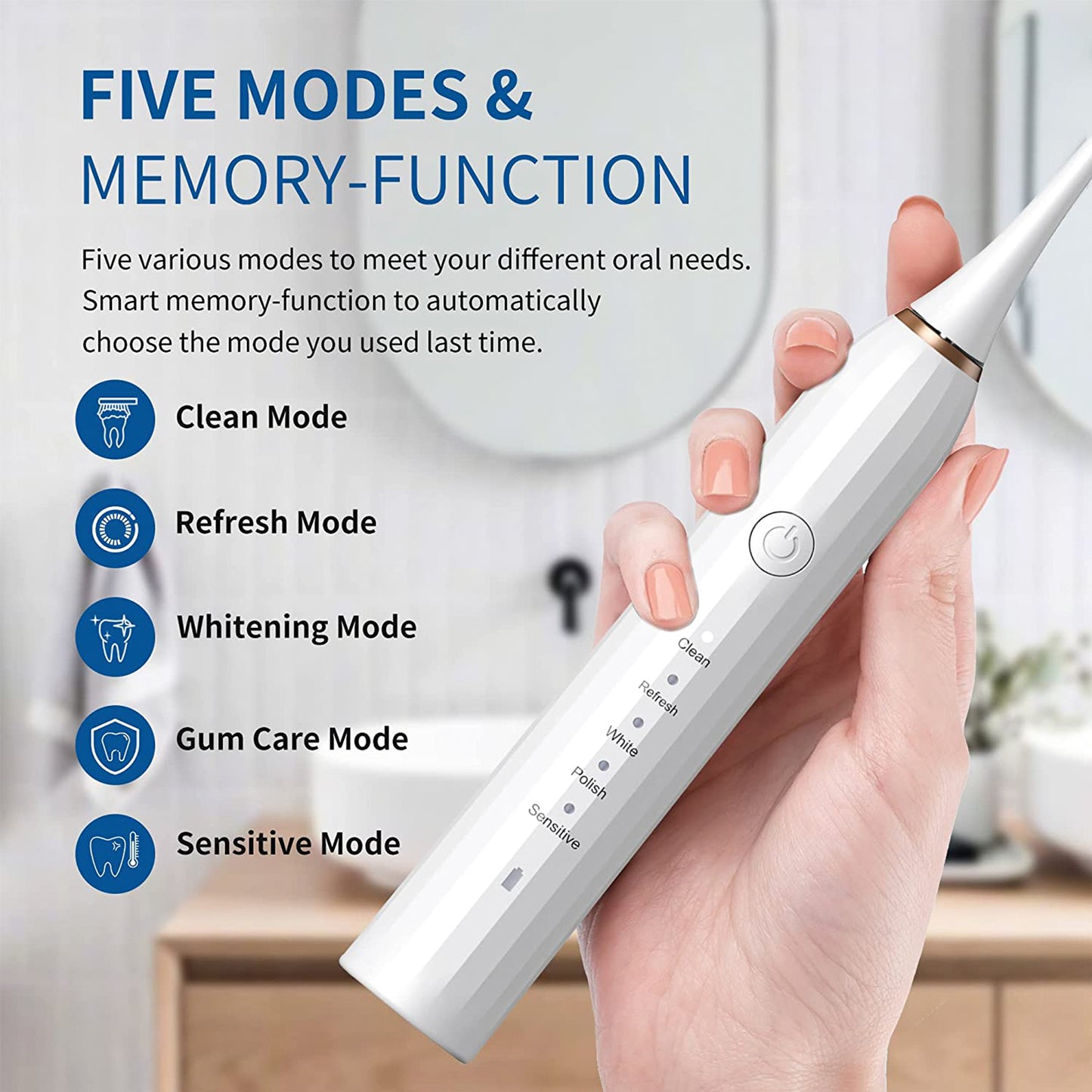 Electric Teeth Brush Tooth Sonic Rechargeable Portable Electronic Automatic Teeth Electric Tooth Brush