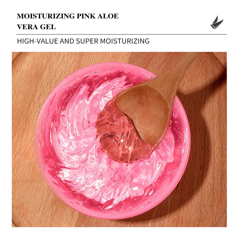SEOMOU Moisturizing Pink Aleo Vera Plant Gel 300g