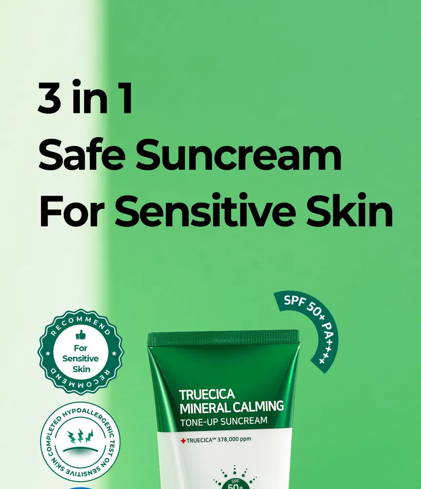 SOME BY MI - Truecica Mineral Calming Tone-Up Suncream