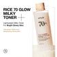 RICE 70 GLOW MILKY TONER 250 ML