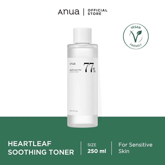 HEARTLEAF 77% SOOTHING TONER, 250ml | ANUA