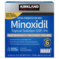 Kirkland Minoxidil 5% Extra Strength Men Hair Regrowth Solution 6 Month Supply